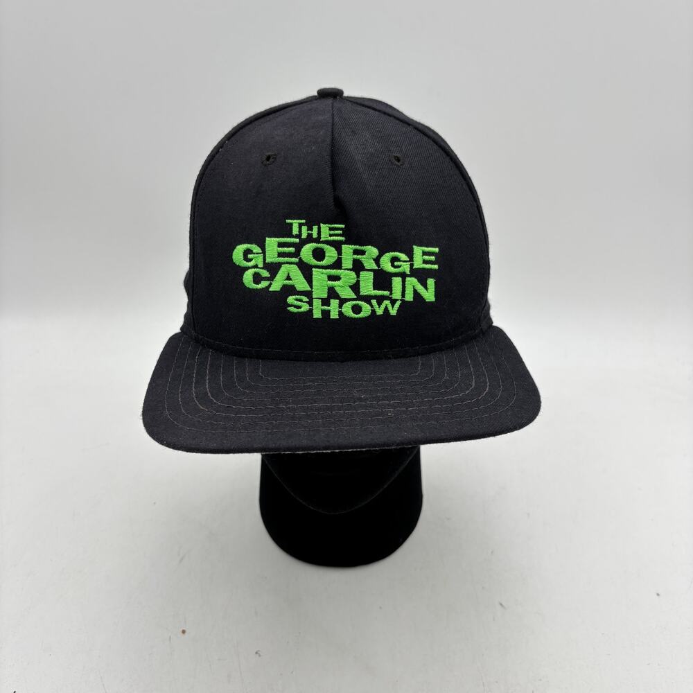 Vintage 90s The George Carlin Show Snapback Dad Hat M/L Fox New Era